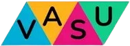 Boina Vasu logo with colorful triangle design
